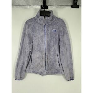 The North Face Osito Fleece Jacket Womens Large Lavender Sherpa Full Zip Up